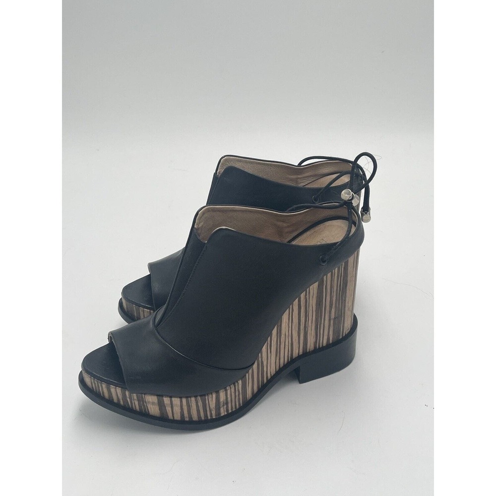 Basilius Pedro Pedro Size 38 Portugal Wedge Clog Vintage Size 7.5/38 Leather